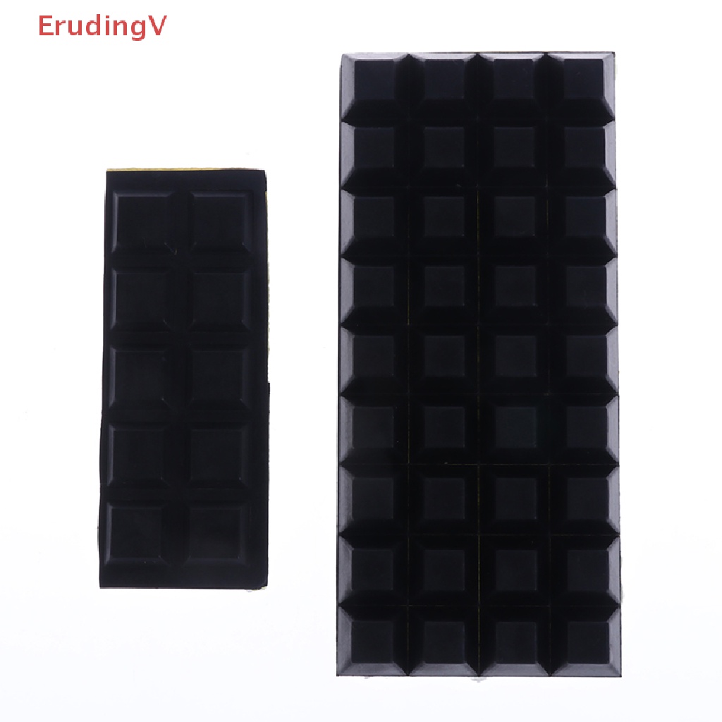 Bộ 40 Miếng Đệm Cao Su Hình Vuông Chặn Cửa Chống Va Chạm