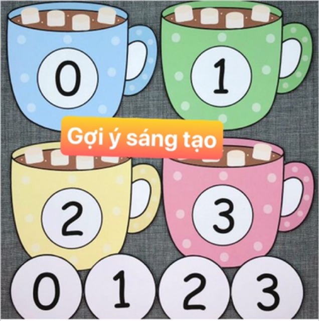 1 đến 10 chữ số  5cm vải nỉ  đồ chơi mầm non tự làm