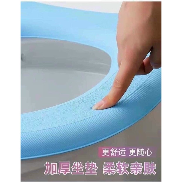 Miếng lót bồn cầu chất liệu chống thấm nước,miếng đệm lót bồn cầu