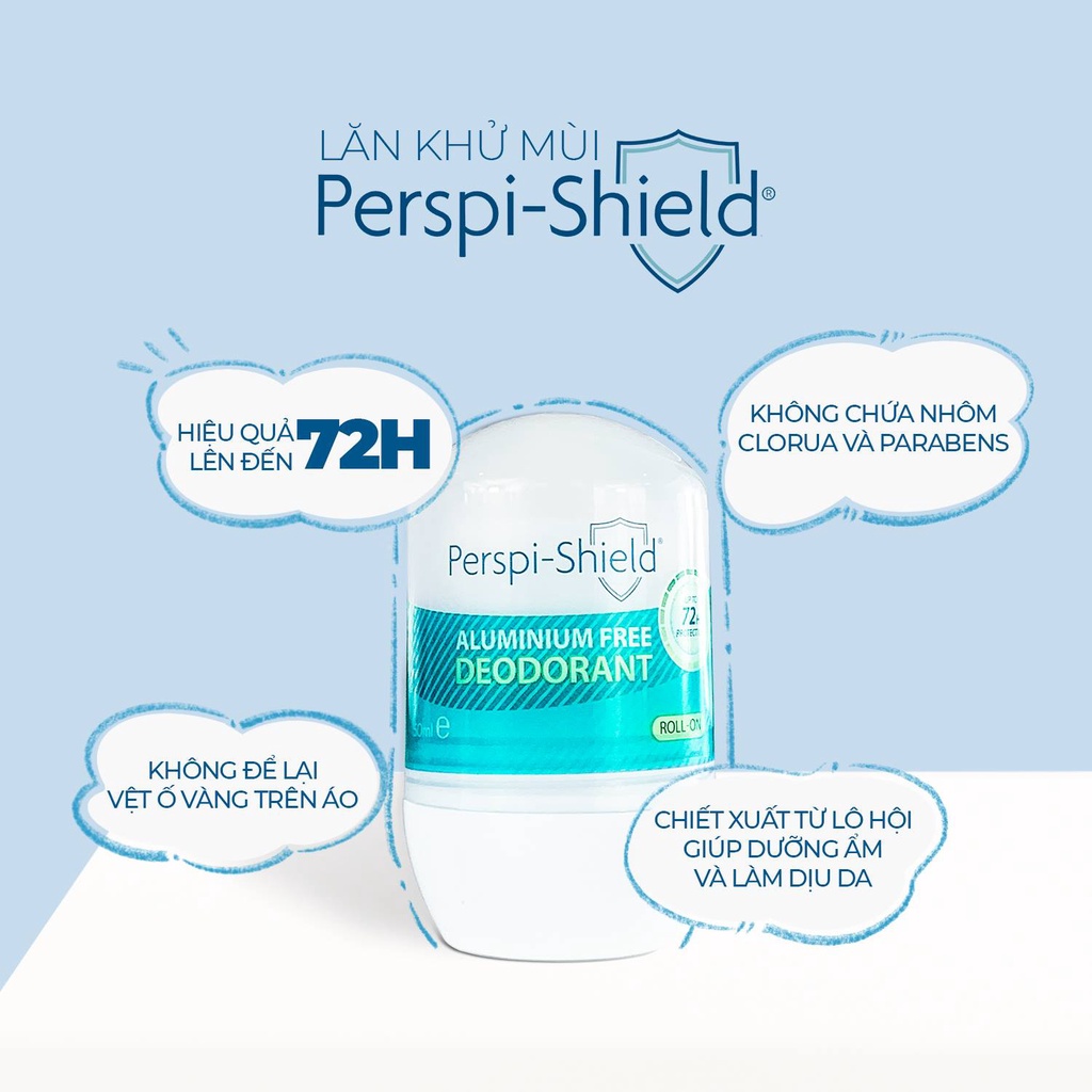 Lăn Khử Mùi Perspi-Shield 72hr 50ml