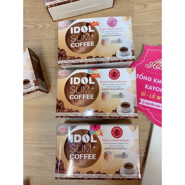 Cafe giảm cân -cà phê idol slim 3in1 giảm mạnh gấp đôi Thái Lan 07