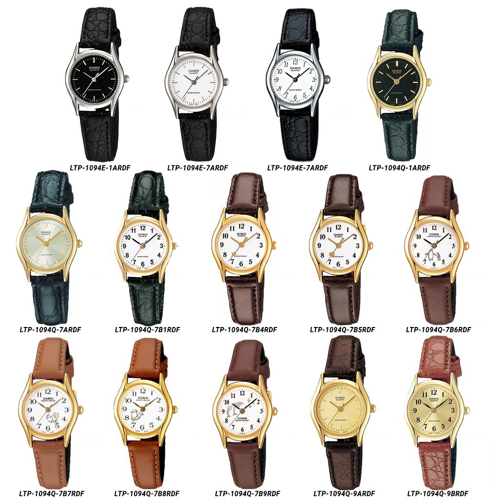 đồng Hồ Nữ Day Da Casio Anh Khue Ltp 1094 Shopee Việt Nam