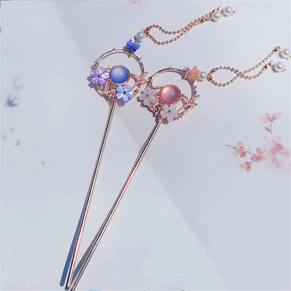 JONYE Lược Cài Tóc Đính Hoa Lấp Lánh Phong Cách Trung Hoa Cổ Điển Cho Nữ