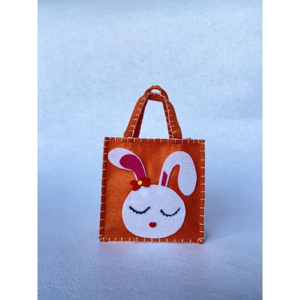 5 túi xách thủ công handmade- 15x 25cm- Đồ dùng mầm non bằng nỉ
