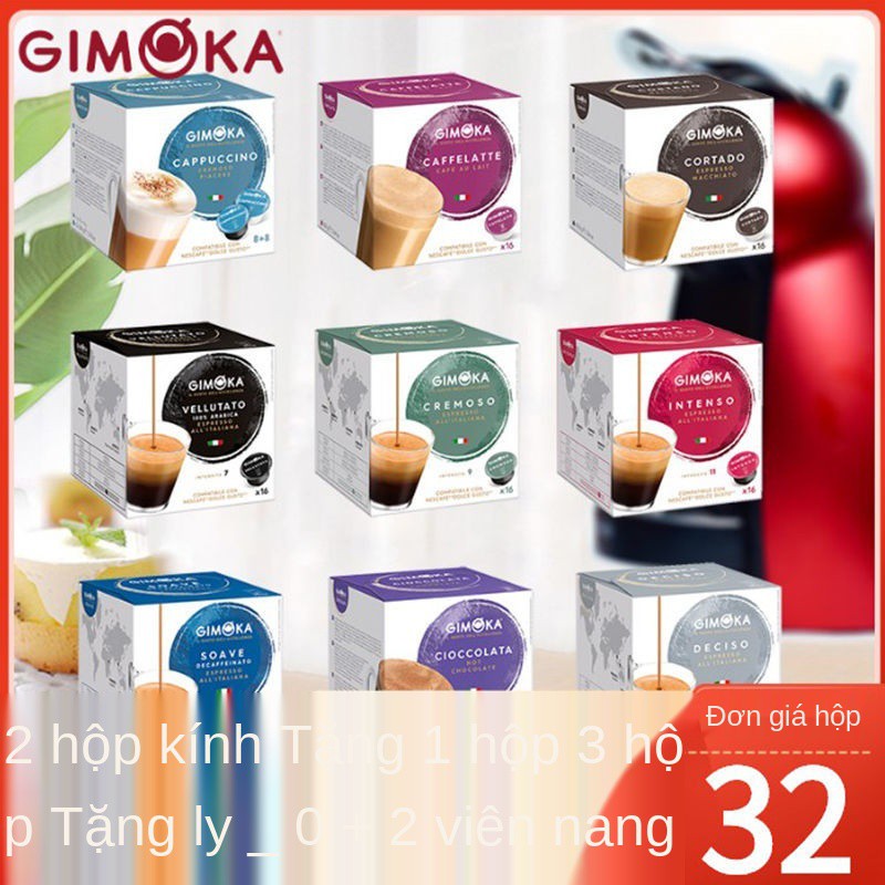 ✽♘Cà phê espresso dạng viên nén GIMOKA của Ý tương thích với 7 kiểu máy pha Kusi đa năng tùy chọn