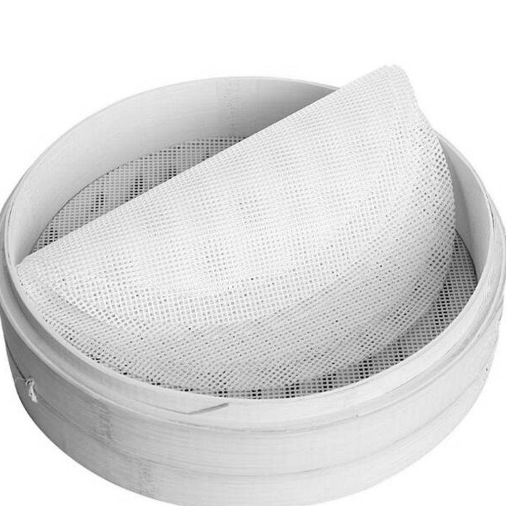 Tấm Lót Hấp Bánh Bao Hình Tròn Bằng Silicone Chống Dính Thân Thiện Với Môi Trường