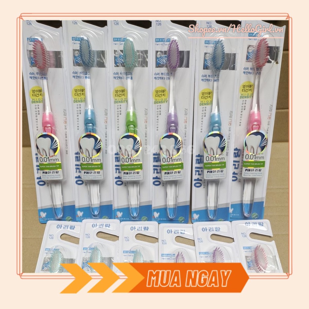 Bàn Chải Đánh Răng Hàn Quốc Siêu Mềm 0,01mm No 126