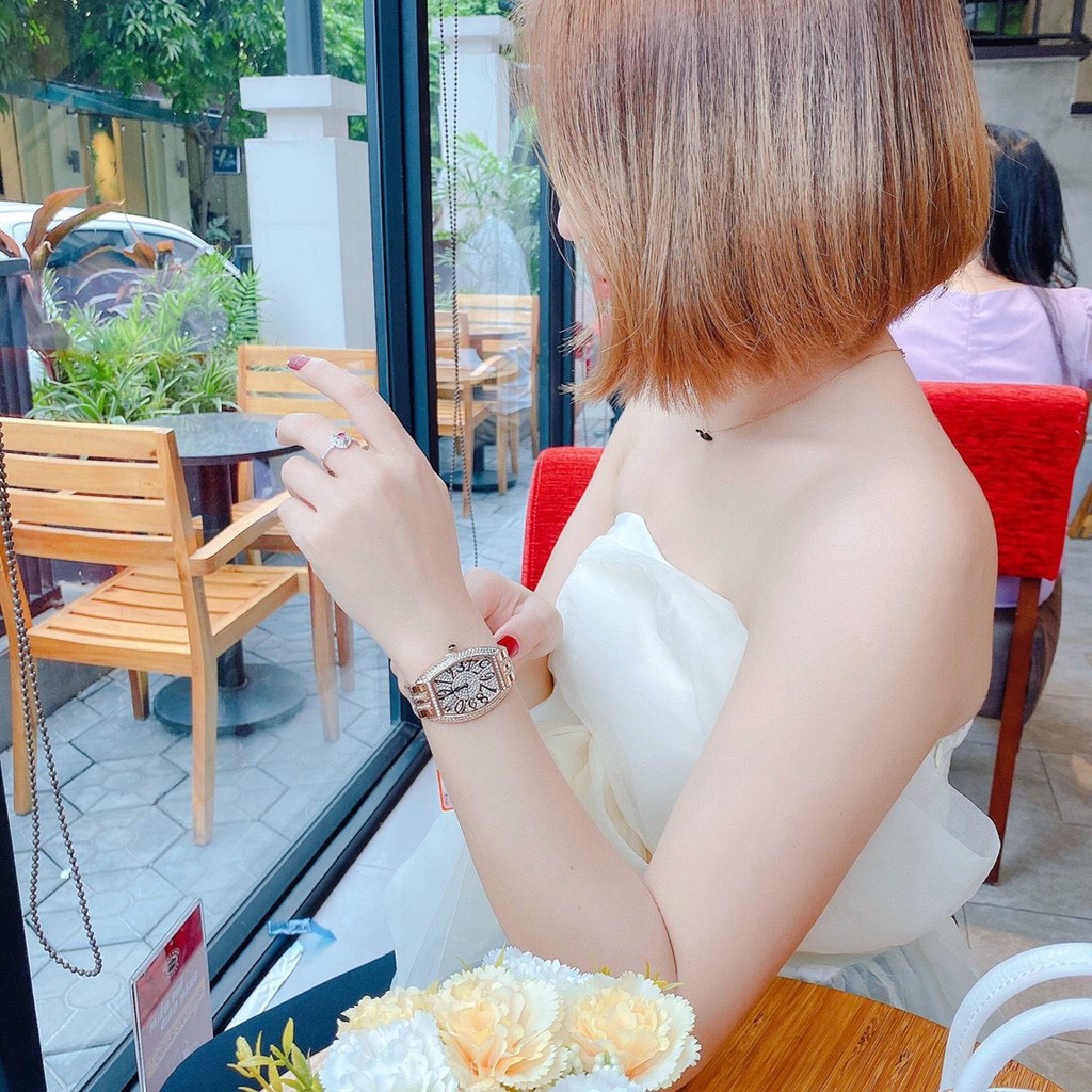 Đồng Hồ Nữ Davena 61056 34mm Rose Gold - Chính Hãng