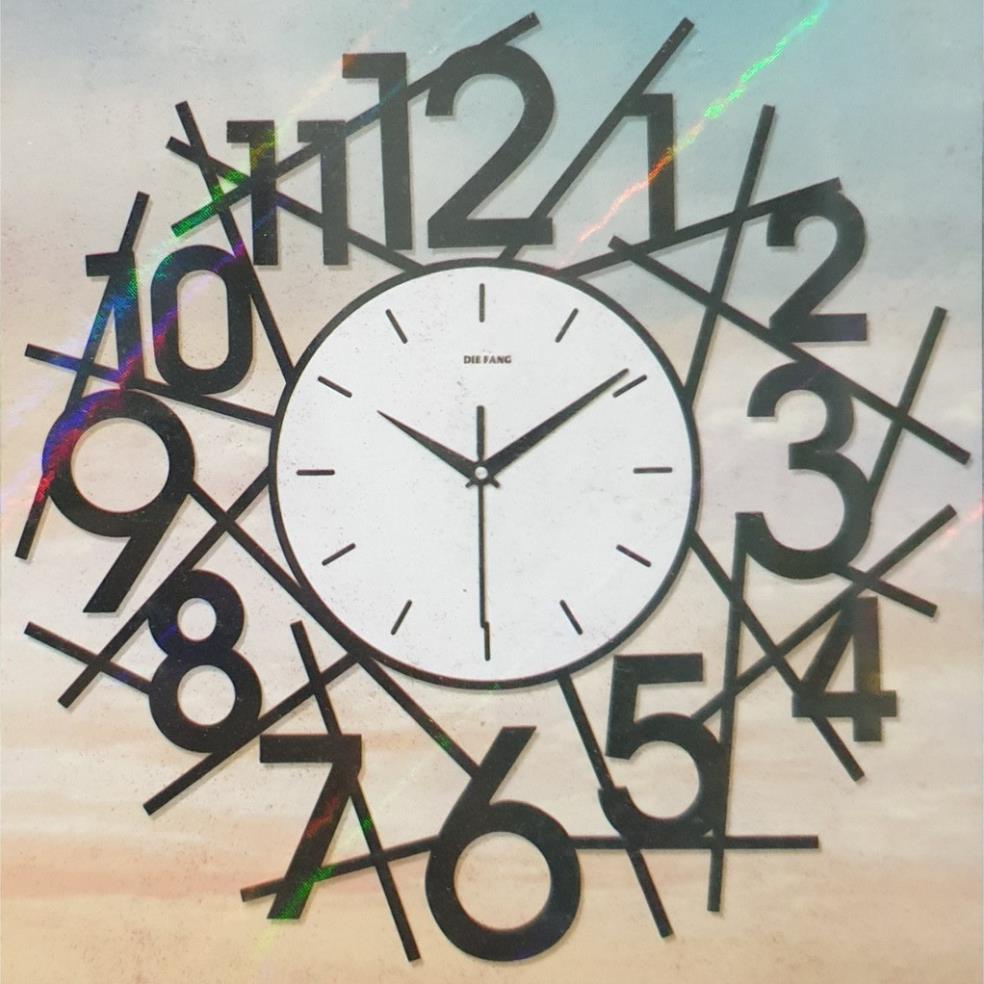 Tranh đính đá ĐỒNG HỒ HIỆN ĐẠI (ĐÁ ABC Cao cấp). Kích Thước:50cm x 50cm