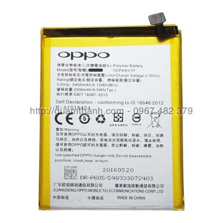 Pin oppo neo 7 a33w dung lượng 2500mah zin cty