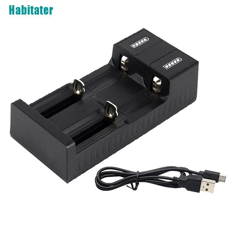 Bộ Sạc Pin Hai Cổng USB Chuyên Dụng Cho 3.7V 18650 26650 14500
