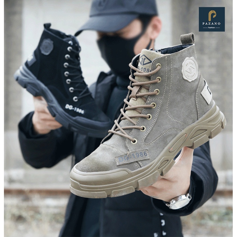 Giày Bảo Hộ Lao Động Jacky 586 Da Lộn Mũi Thép, Đế Chống Đinh, Đế Đúc Nguyên Khối Cao Cấp [Có Video Thực Tế] | BigBuy360 - bigbuy360.vn