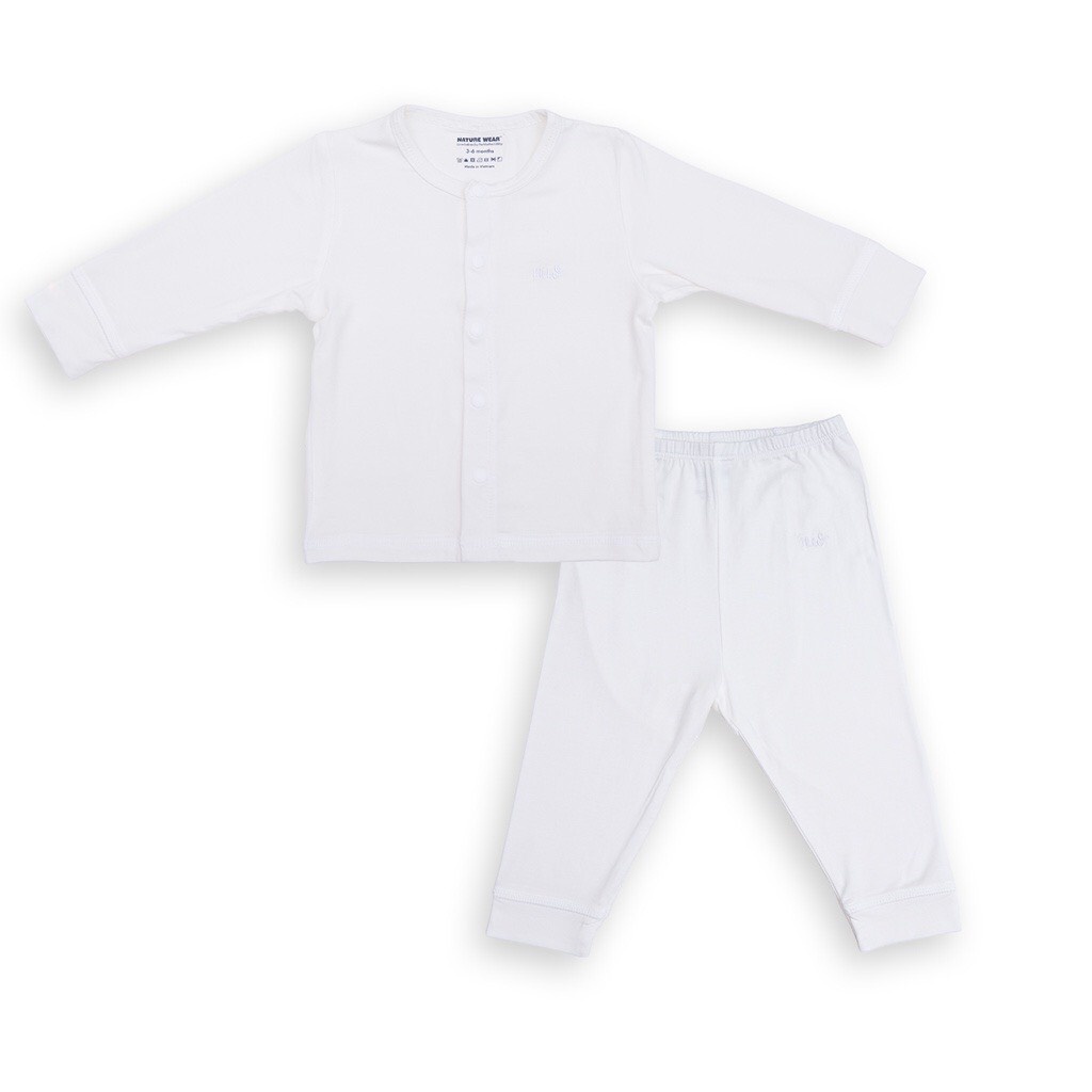 Bộ dài tay cài thăng Nature Wear