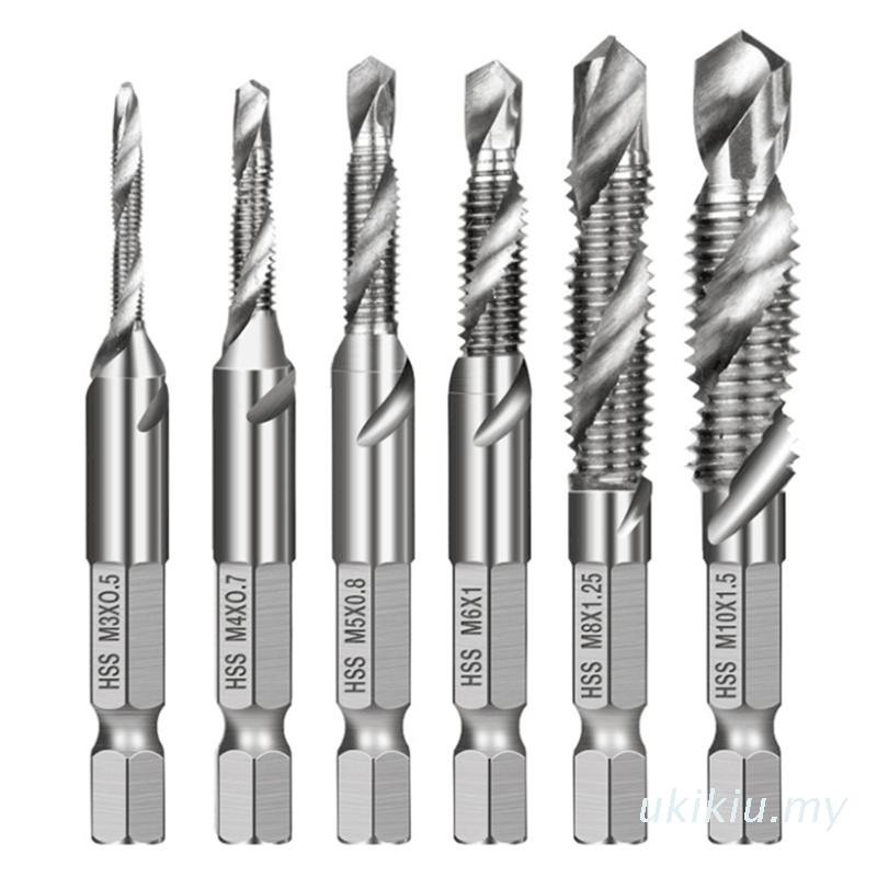 Bộ 6 Mũi Khoan Hss M3-M10