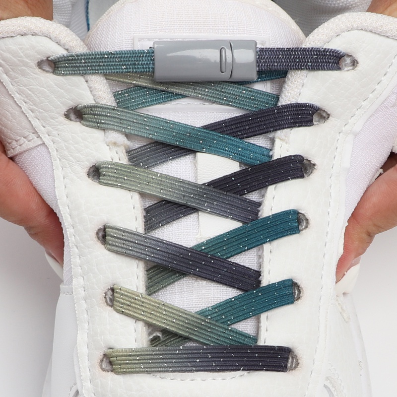 1 Cặp Dây Giày Co Giãn Khóa Nam Châm Nhiều Màu Sắc Dành Cho Nữ