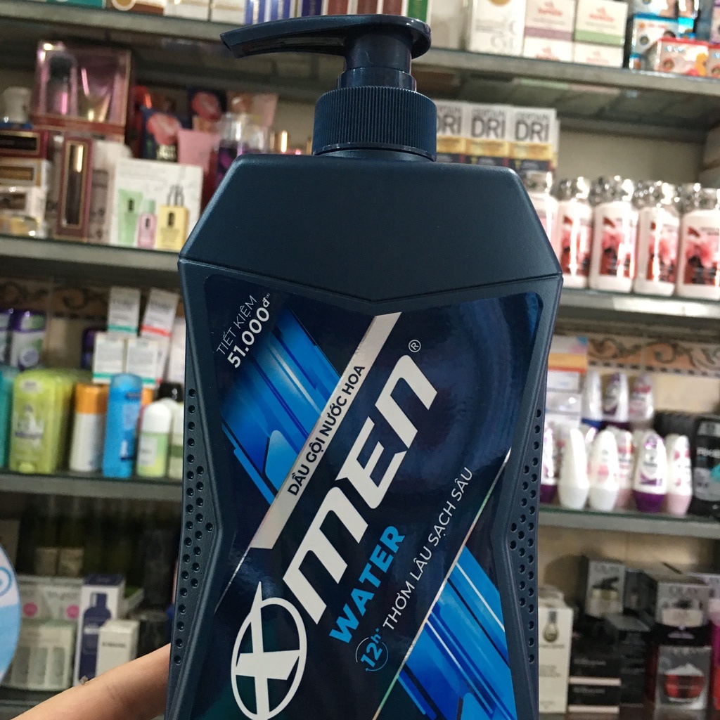 Dầu gội nước hoa X-Men Water mát lạnh tức thì 650g
