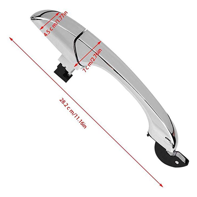 Tay Nắm Cửa Bên Ngoài Bằng Chrome Cho Chrysler 300 300c 2005-2010 Dodge Magnum 2005-2008