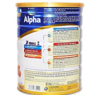 Sữa bột Dielac Alpha 1 -  900g - ****HSD 2023****