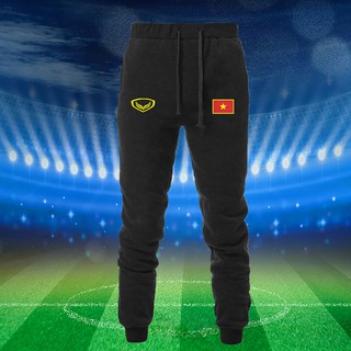 Quần nỉ thể thao câu lạc bộ MU, MANC, REAL, BARCA... ĐEN