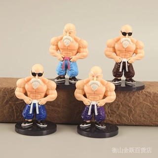 Set 4 mô hình nhân vật hoạt hình trong dragon ball trang trí