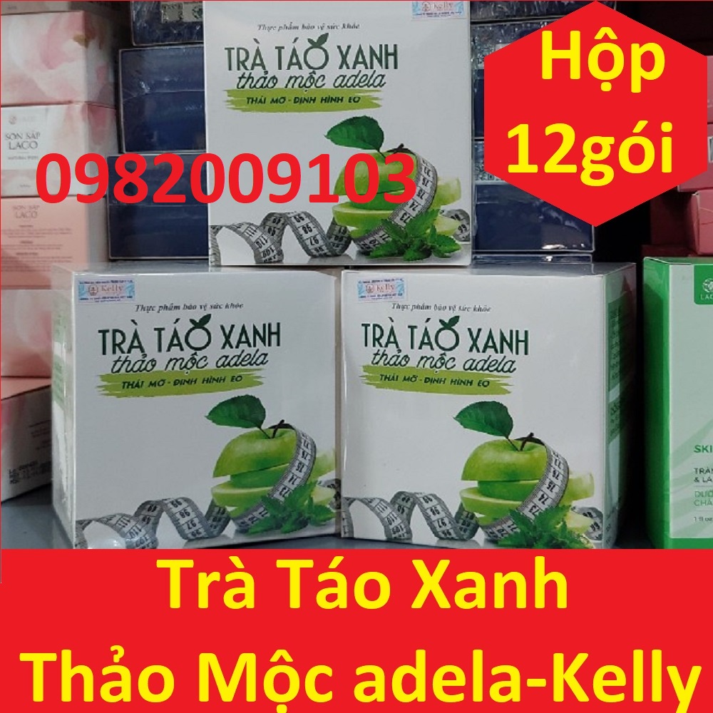 Freeship trà giảm cân táo xanh thảo mộc thải m.ỡ - định hình eo - ảnh sản phẩm 3