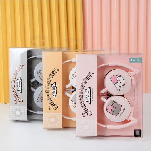 Tai Nghe Mèo Chụp Tai Siêu Cấp Đáng Yêu CAT CARTOON HEADPHONE Sự Lựa Chọn Tuyệt Vời Cho Học Sinh, Sinh Viên.