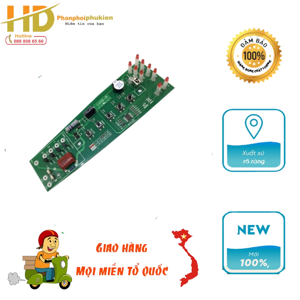 Bộ mạch và điều khiển quạt treo tường Mitsubishi W16-R (Quạt treo)