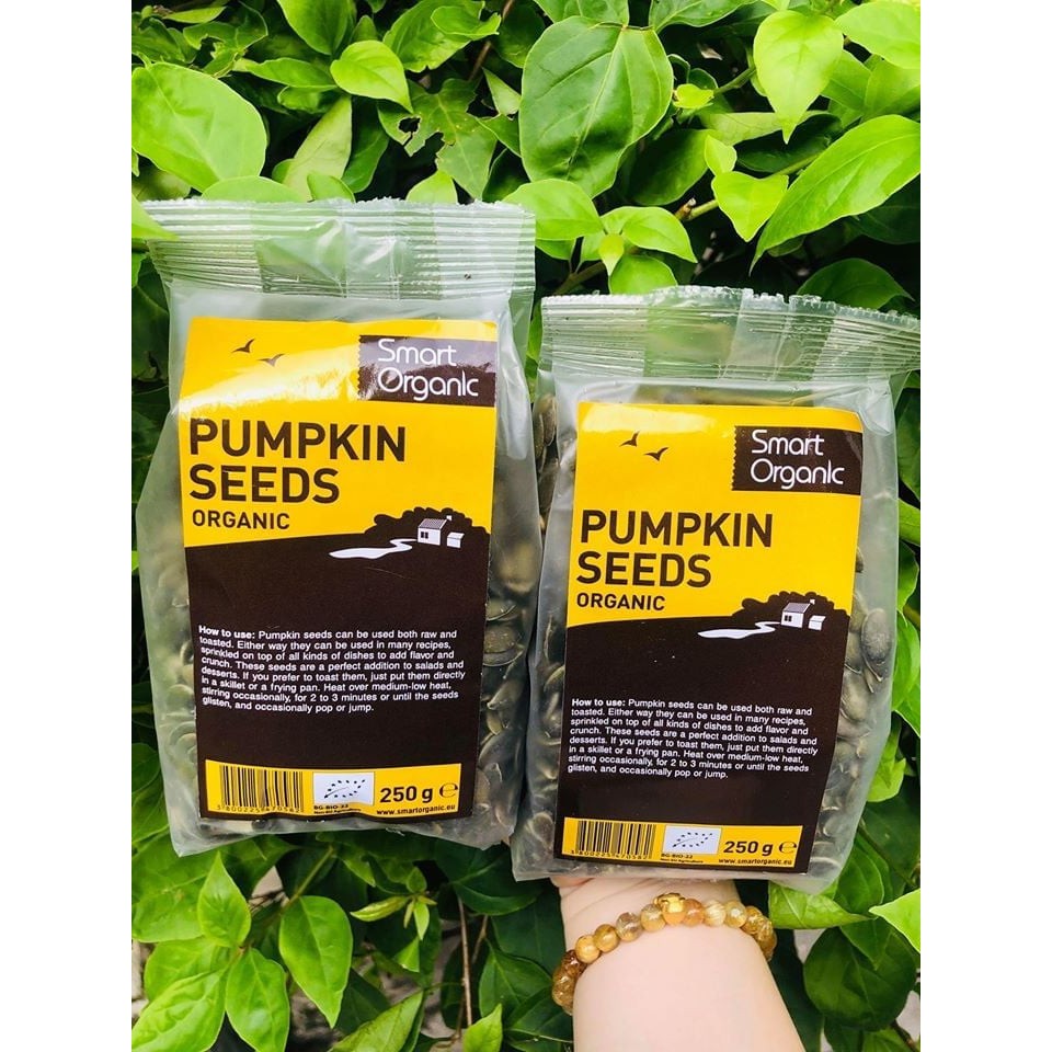 Hạt bí hữu cơ Smart Organic 250Gr