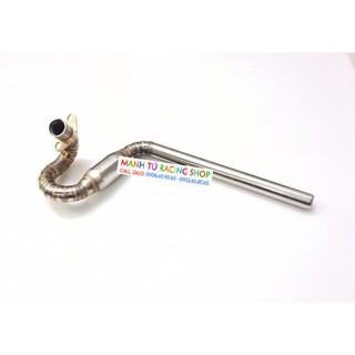Cổ pô wave dream cub 50 inox 100% bầu hơi - in5896