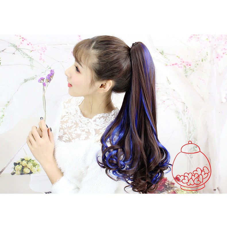 Tóc ngoạm line Xanh Sỉ 55k