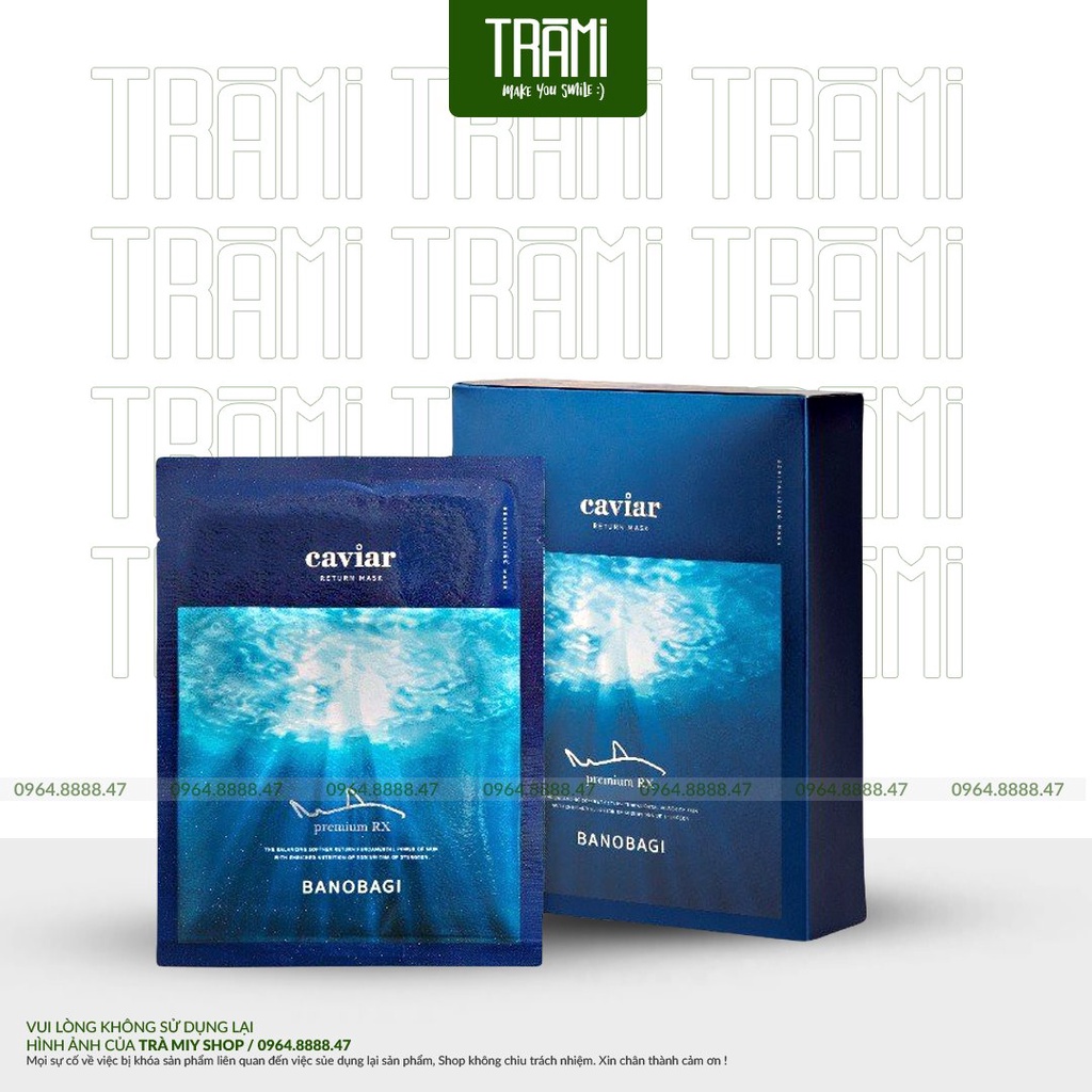 [CHÍNH HÃNG] Mặt Nạ Trứng Cá Tầm Banobagi Caviar Return Mask Hàn Quốc.