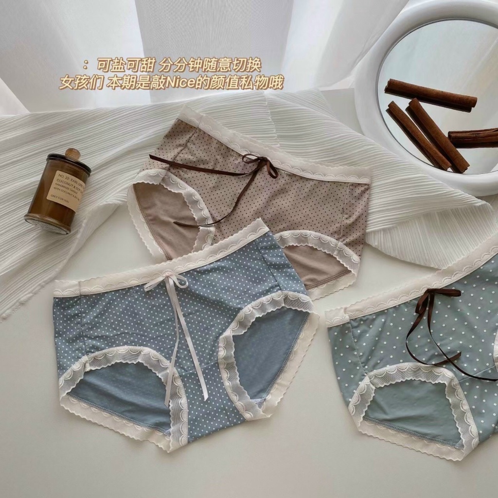Đồ lót cao cấp/ Quần sịp nữ cute Hàn Quốc siêu xinh chất mát, co giãn 4 chiều QL1887