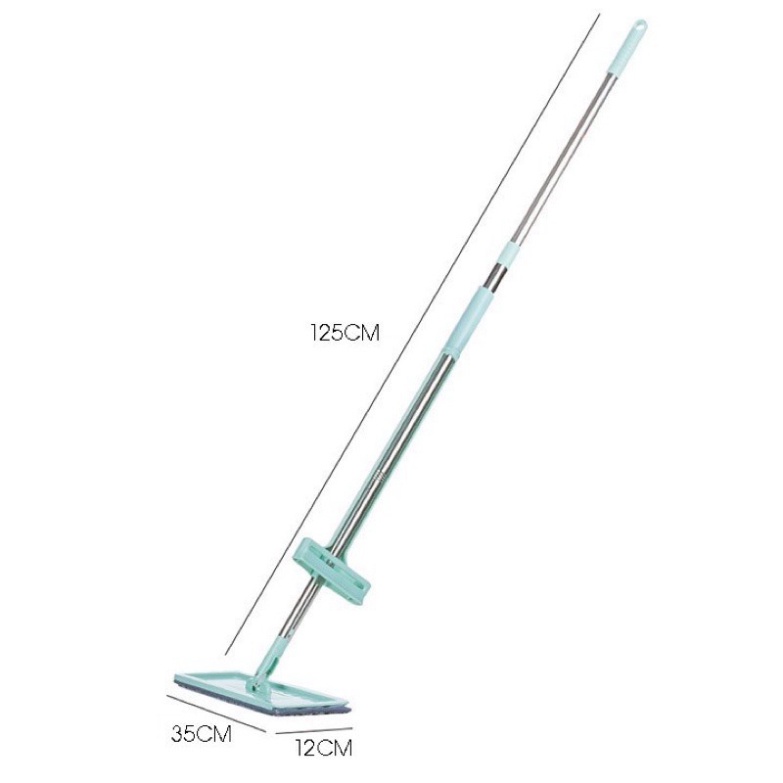 Cây Lau Nhà - Chổi Lau Nhà Tự Vắt  Xoay 360 Độ Tặng 1 Bông Lau - Đồ Gia Dụng Thông Minh
