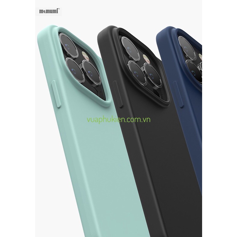 Ốp lưng silicon chống bẩn cho iPhone 13 Pro Max/13 Pro/13 6.1 chính hãng Memumi cao cấp