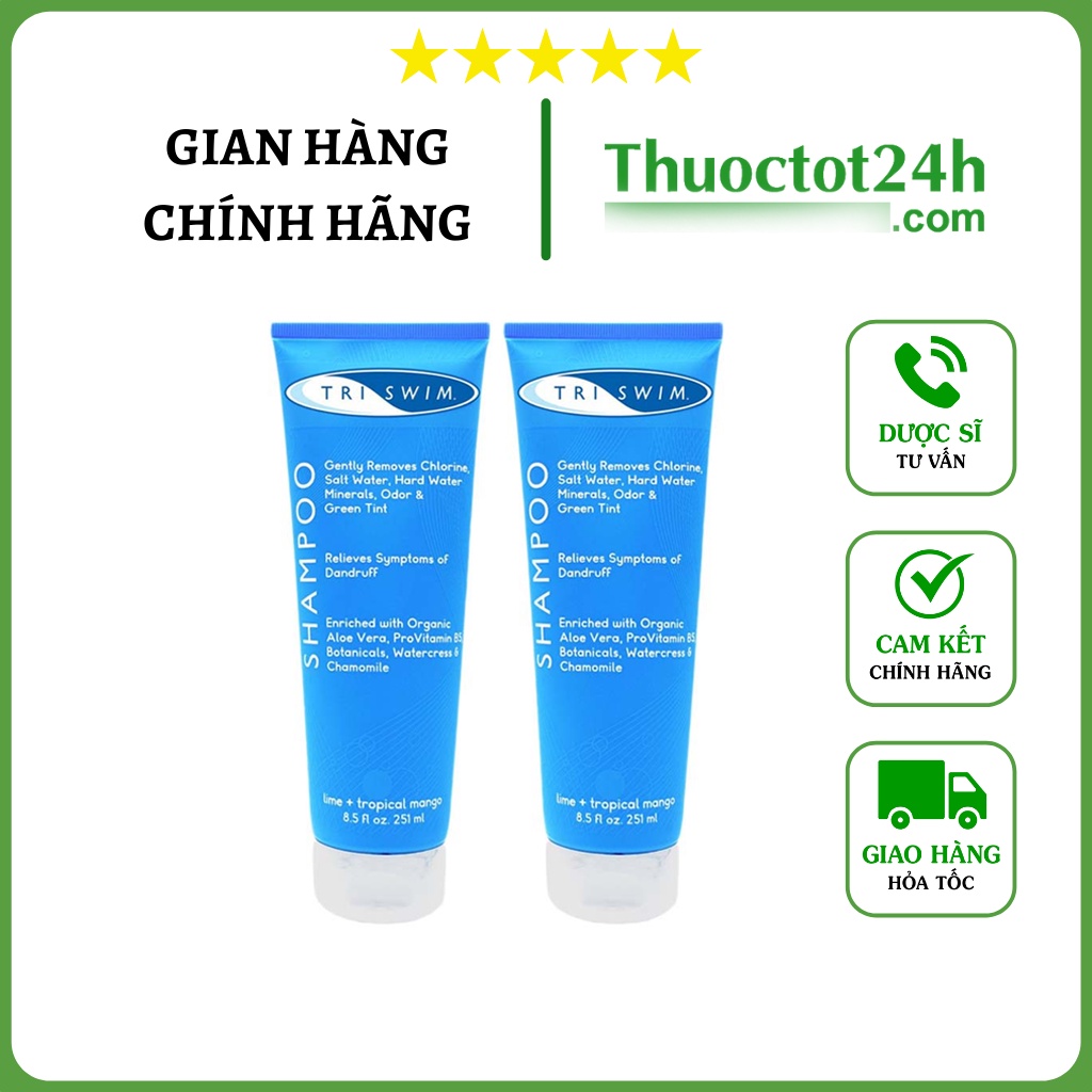 Triswim Shampoo - Dầu Gội Chuyên Dùng Cho Người Đam Mê Bơi Lội