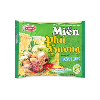 Combo 5 gói Miến Phú Hương Sườn Heo Gói 58G  (Sale)