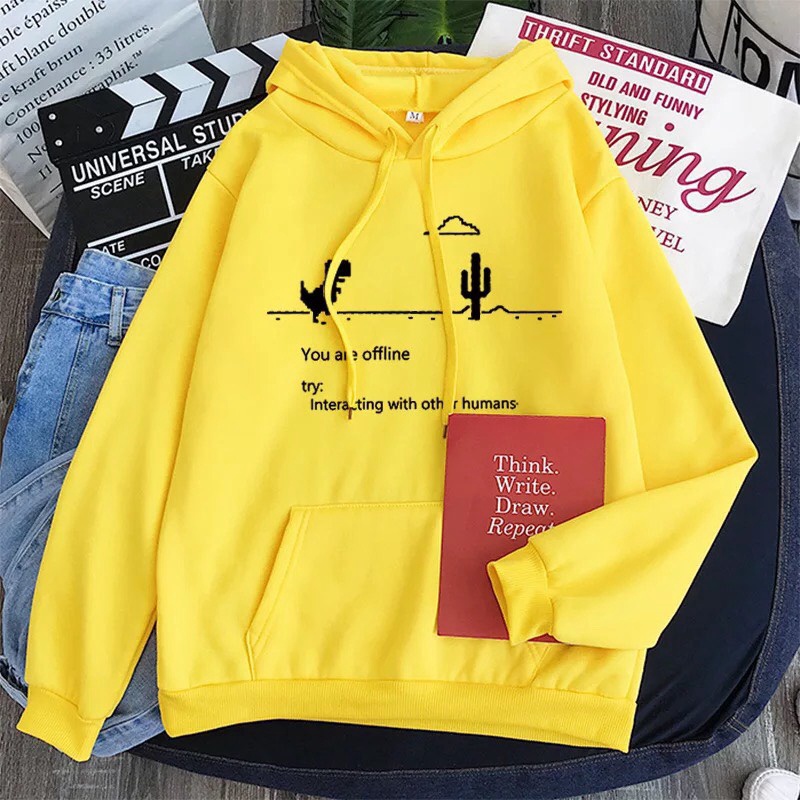 ÁO HOODIE UNISEX IN HÌNH DỄ THƯƠNG
