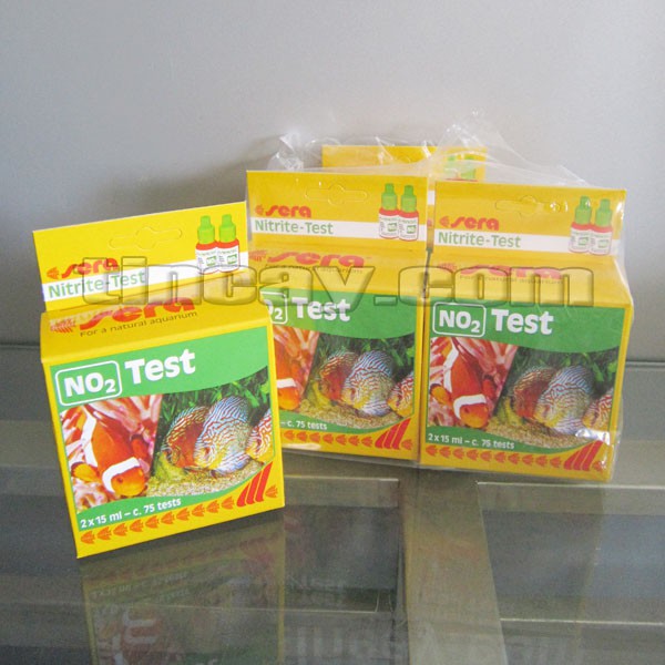 Test kiểm tra khí độc NO2 cho ao tôm, ao cá - Test NO2 Sera - Test Nitrit Sera