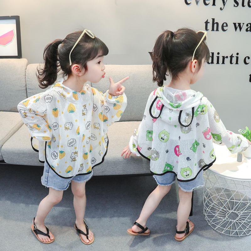 Áo Khoác Chống Nắng Và Tia Uv Siêu Mỏng Thoáng Khí Cho Bé Sự Bảo Vệ