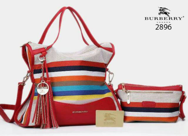 Mới Túi Burberry 2 Trong 1 Kiểu Dáng Đơn Giản Tiện Lợi