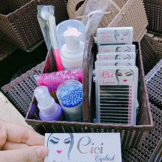 Rổ có quai đựng dụng cụ nối mi
