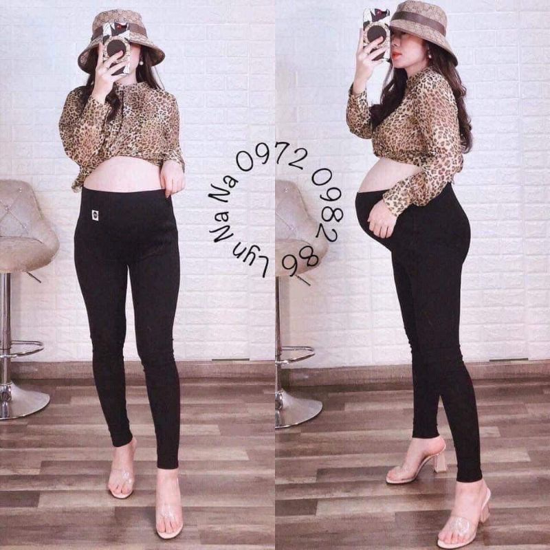 Quần legging bầu mèo có SIZE ĐẠI