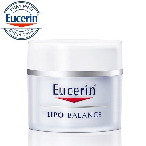 [QUÀ TẶNG] Kem dưỡng ẩm Eucerin Sensitive Skin Lipo Balance hộp 50ml