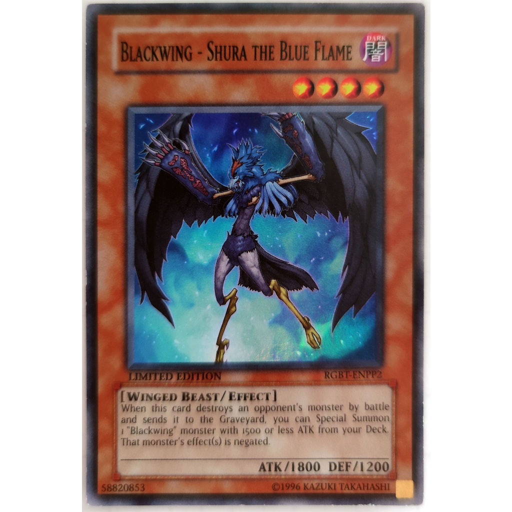 Blackwing - Shura the Blue Flame |EN| Super Rare (5D's)