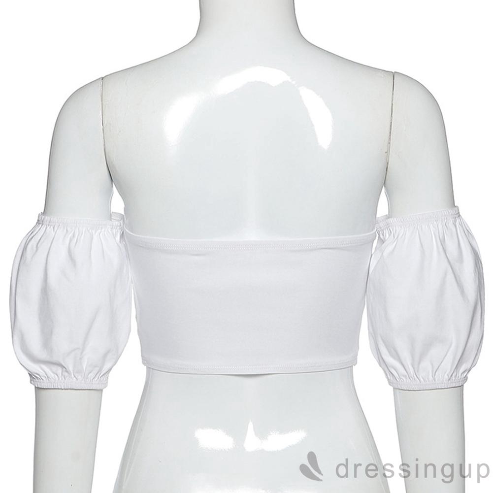 d❃♪Women´s Sleeveless Sleeve Top with Retro Sleeve Shoulder