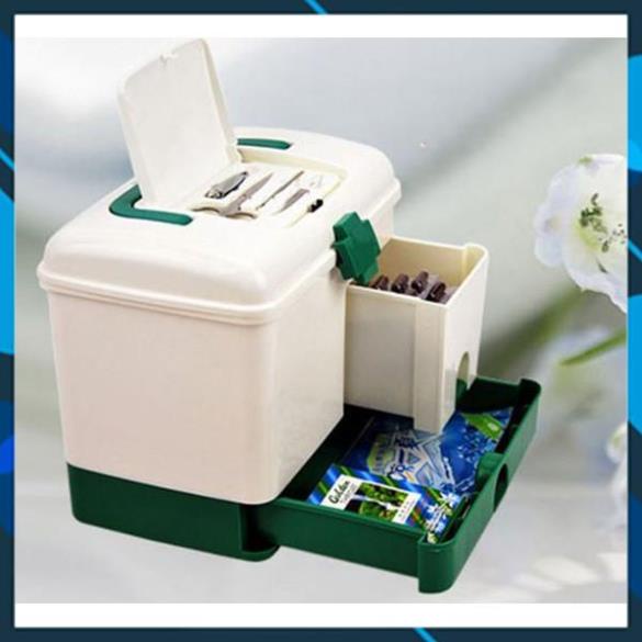 HỘP ĐỰNG THUỐC & DỤNG CỤ Y TẾ CHO GIA ĐÌNH MẪU 3 TẦNG TIỆN LỢI