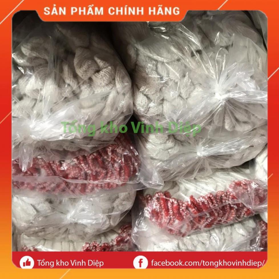 Găng tay vải sợi lao động chỉ đỏ dày dặn giá rẻ
