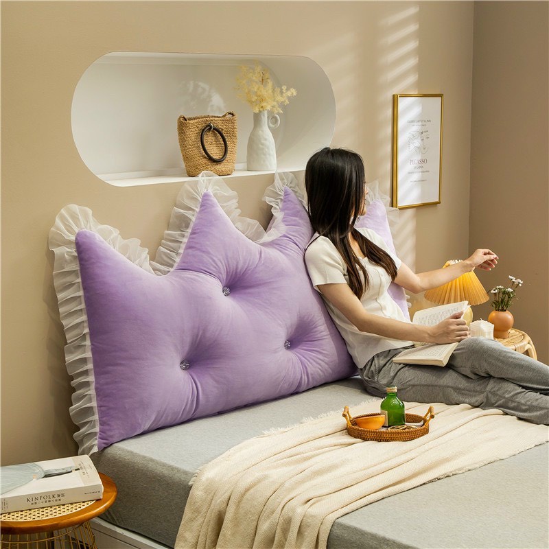 Gối tựa đầu giường BELLA HO mẫu hoàng gia Vương Miện kích Thước 1.8m