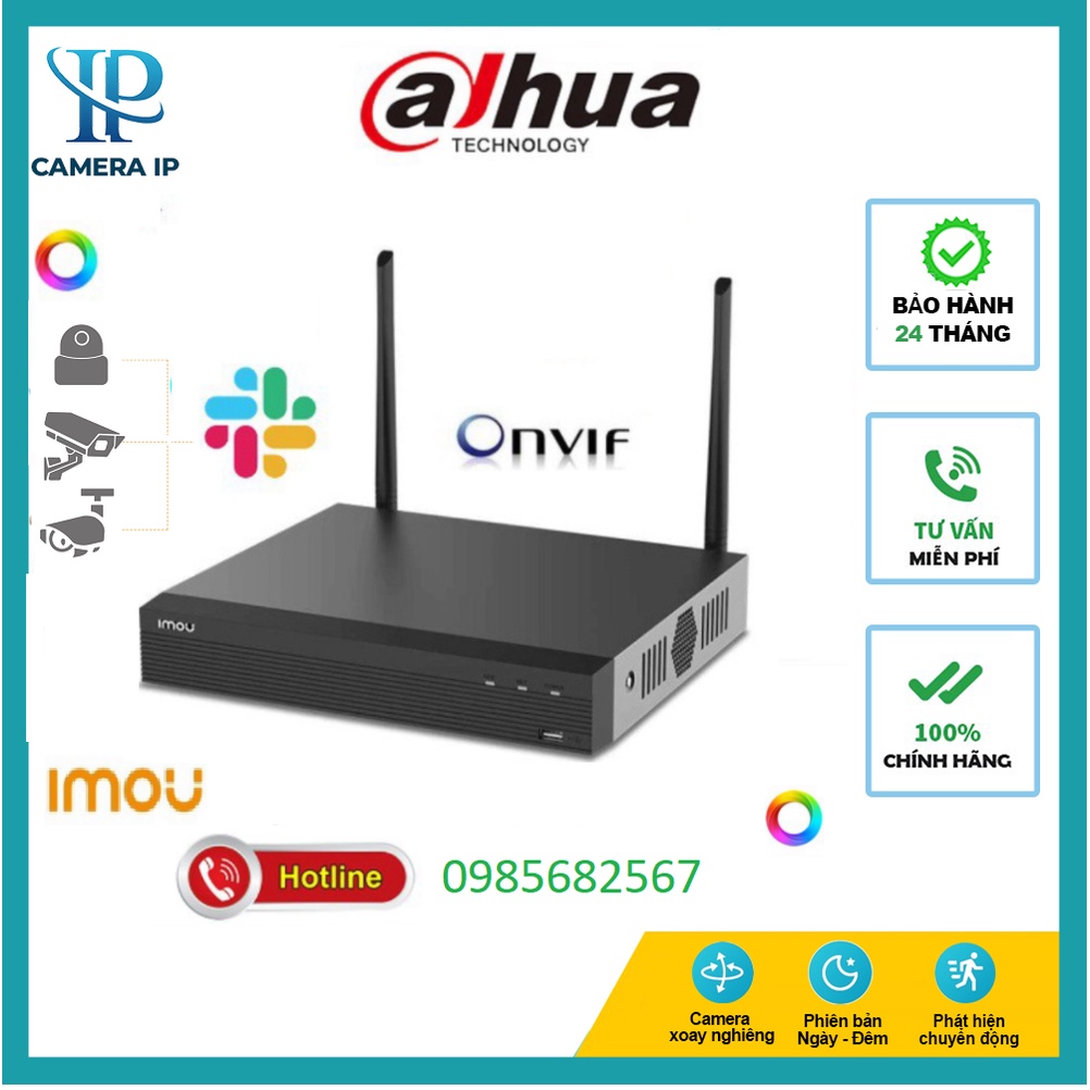 Đầu Ghi Hình WIFI Camera  IMOU (4 - 8 Kênh) NVR1104HS NVR1108HS DAHUA – Hàng Chính Hãng BH 24 Tháng