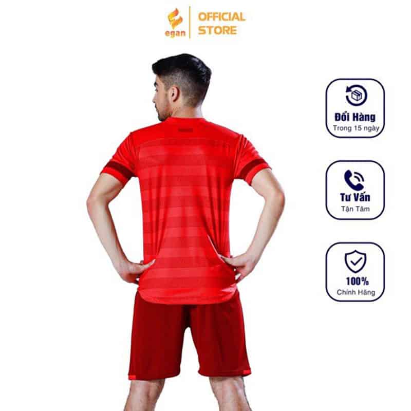 Đồ Đá Banh Không Logo Mecka Đỏ -  Đồ Thể Thao Nam Nữ Cao Cấp CP Sport